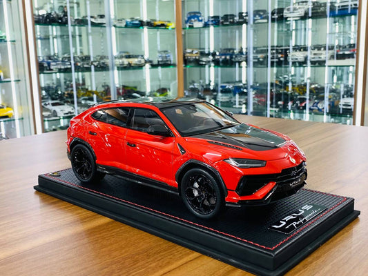 1/18 Resin Model MR Collection Lamborghini Urus Performante - Rosso Arancio