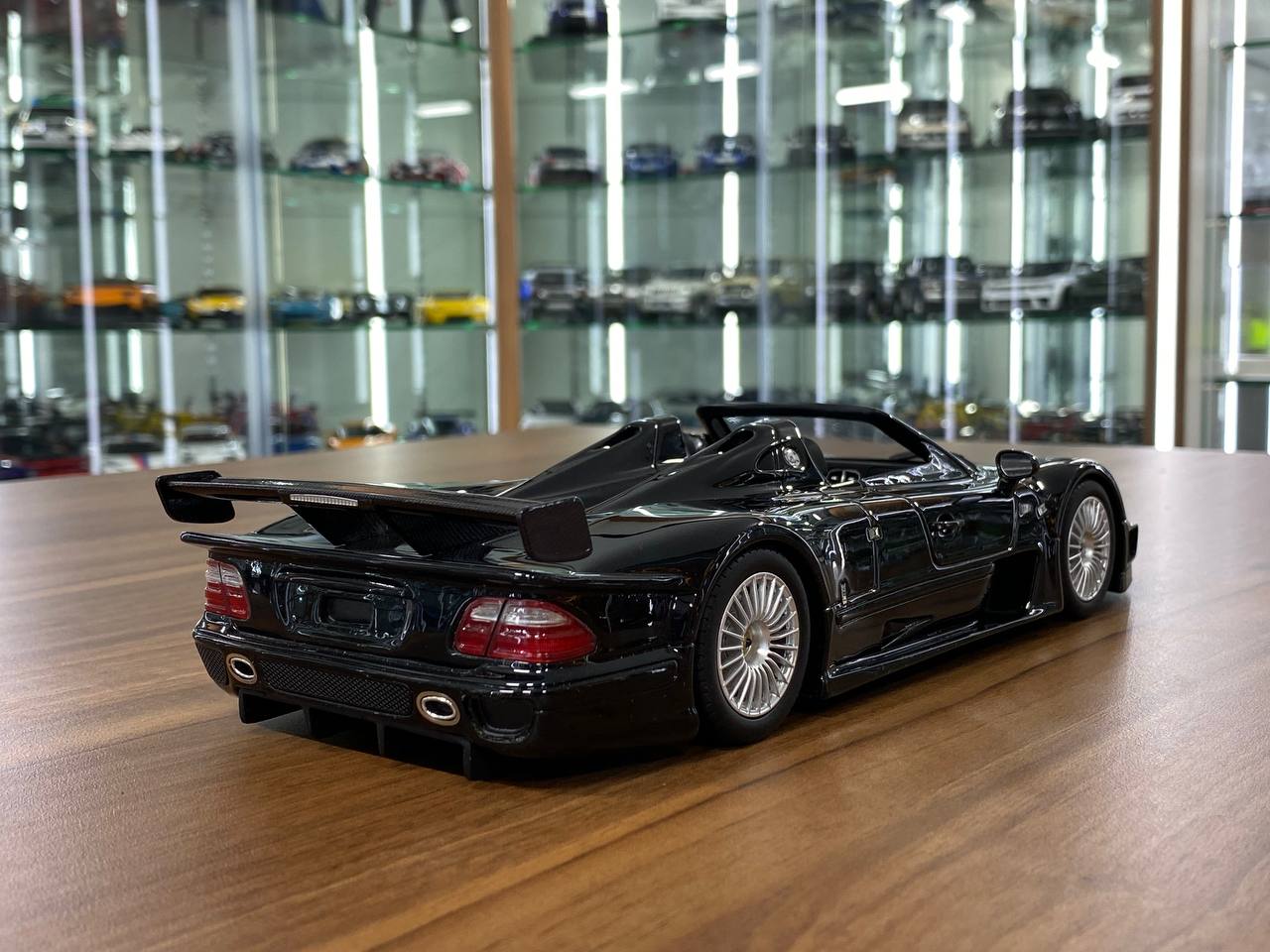 1/18 Resin Mercedes-Benz CLK GTR Black Model Car by GT Spirit