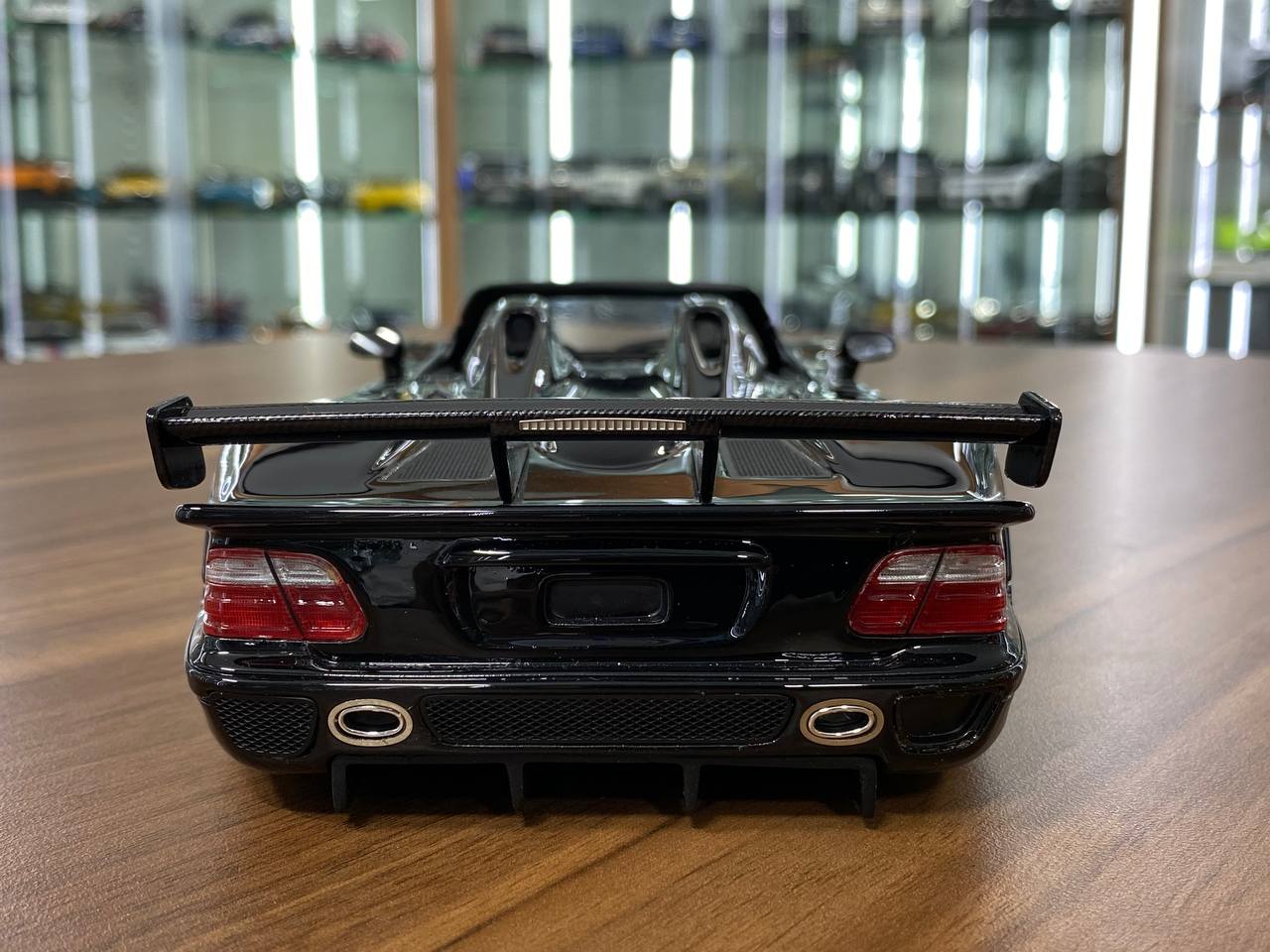 1/18 Resin Mercedes-Benz CLK GTR Black Model Car by GT Spirit