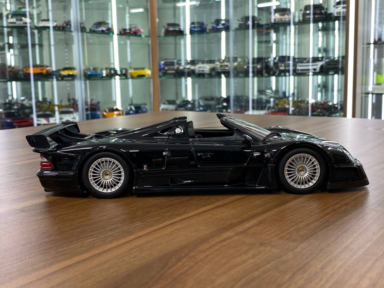 1/18 Resin Mercedes-Benz CLK GTR Black Model Car by GT Spirit