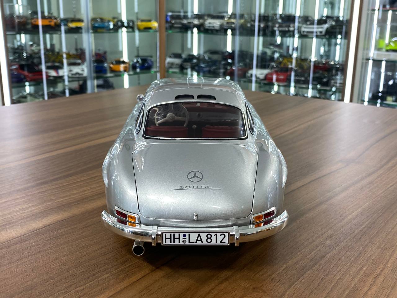 1/12 Norev Metal Diecast - Mercedes-Benz 300SL (1954) in Classic Silver