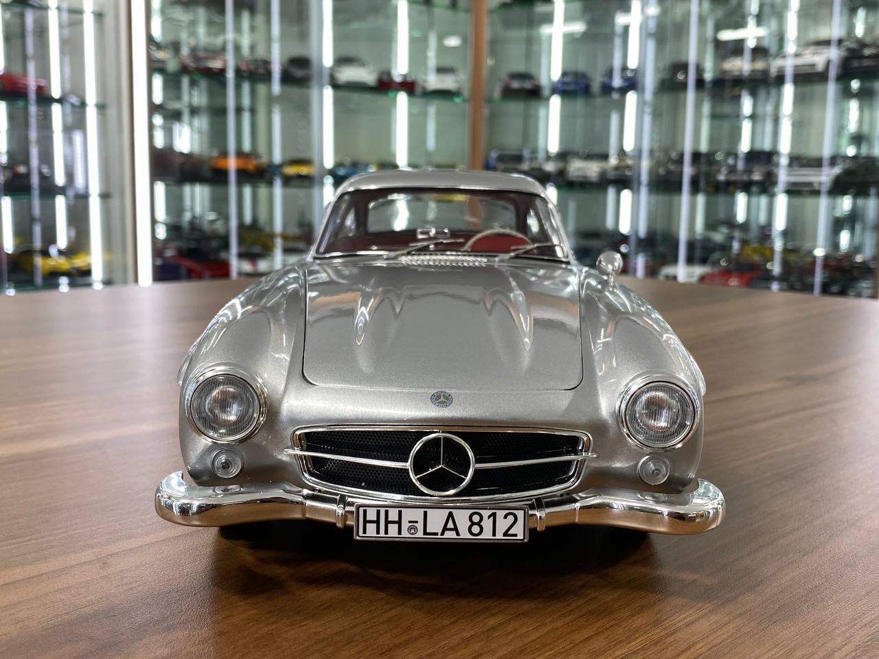 1/12 Norev Metal Diecast - Mercedes-Benz 300SL (1954) in Classic Silver