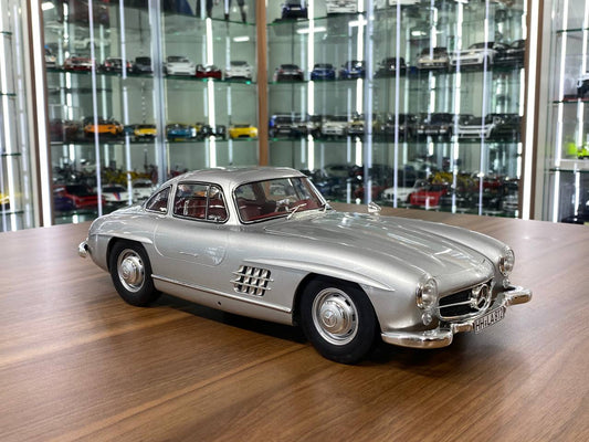 1/12 Norev Metal Diecast - Mercedes-Benz 300SL (1954) in Classic Silver