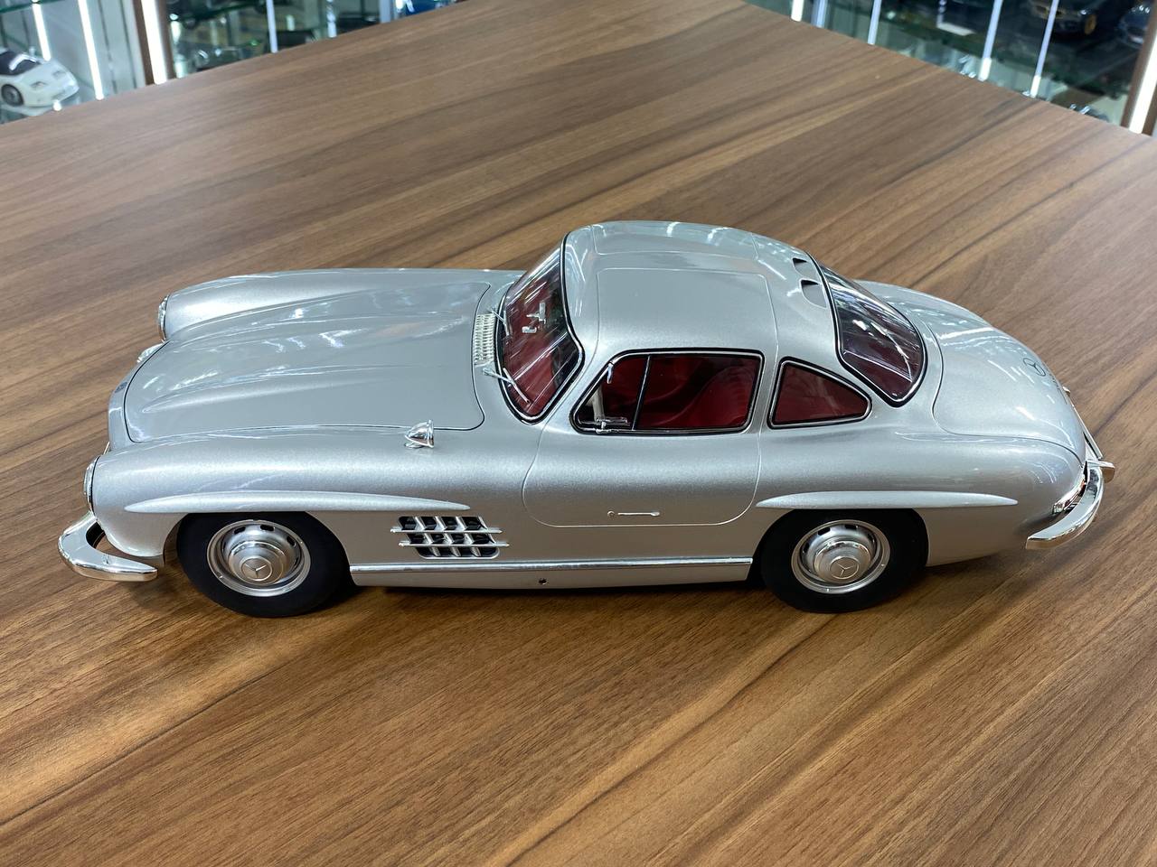 1/12 Norev Metal Diecast - Mercedes-Benz 300SL (1954) in Classic Silver