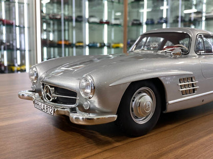 1/12 Norev Metal Diecast - Mercedes-Benz 300SL (1954) in Classic Silver