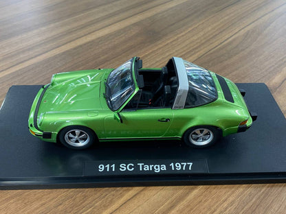 1/18 Diecast Metal Porsche 911 SC Targa (1977) Green by KKScale