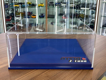 1/18 Acrylic Display Case Blue Leather Base [NISMO Z-tune Custom Print]