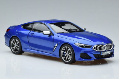 1/18 Diecast BMW M 850I Blue Norev Scale Model Car