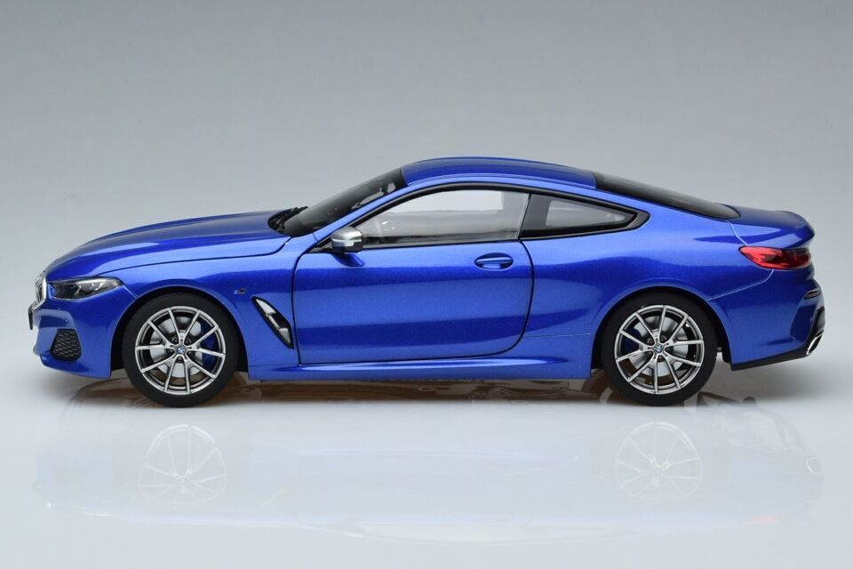 1/18 Diecast BMW M 850I Blue Norev Scale Model Car