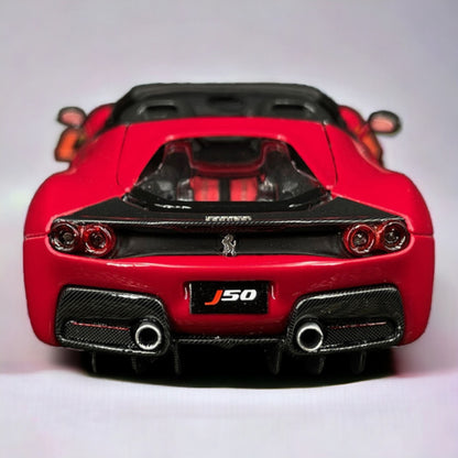 1/18 Diecast Ferrari J50 Red BBR Scale Model Car