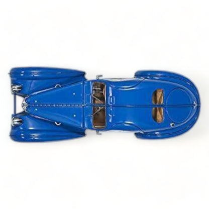 1/43 Diecast Bugatti Type 57SC Atlantic Blue AutoArt Scale Model Car