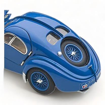 1/43 Diecast Bugatti Type 57SC Atlantic Blue AutoArt Scale Model Car