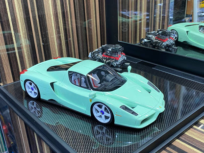 1/18 General Models Resin Model - Ferrari Enzo With Engine in Stunning Green|Sold in Dturman.com Dubai UAE.