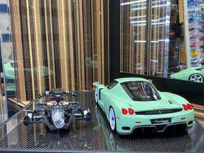 1/18 General Models Resin Model - Ferrari Enzo With Engine in Stunning Green|Sold in Dturman.com Dubai UAE.