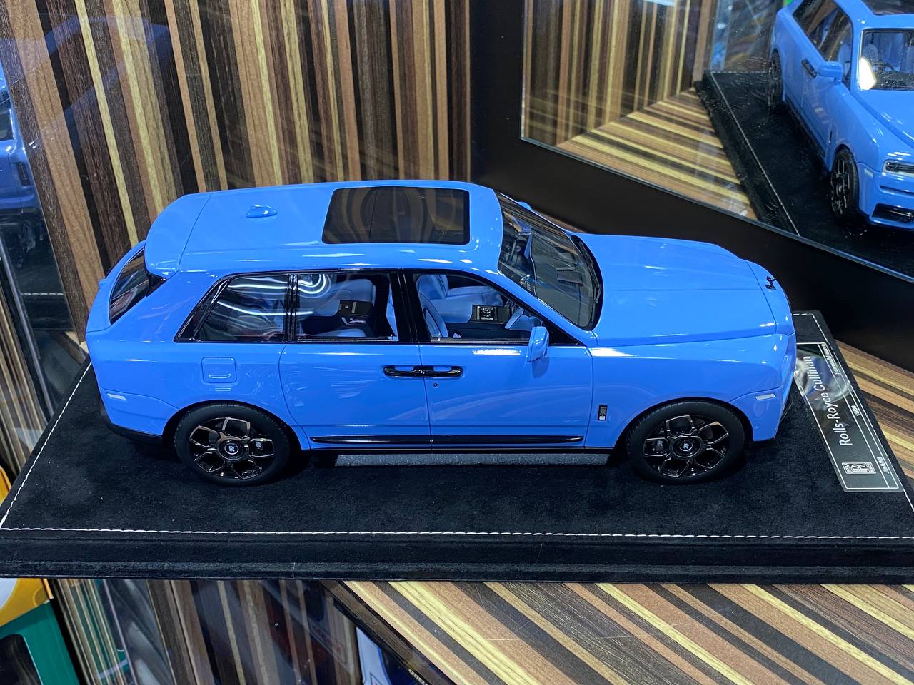 1/18 Henson&Heaven Resin Model - Rolls-Royce Cullinan Limited Edition in Baby Blue|Sold in Dturman.com Dubai UAE.