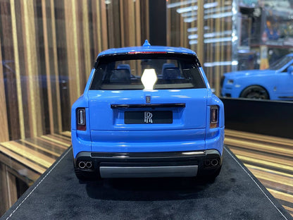 1/18 Henson&Heaven Resin Model - Rolls-Royce Cullinan Limited Edition in Baby Blue|Sold in Dturman.com Dubai UAE.