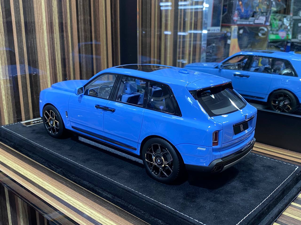 1/18 Henson&Heaven Resin Model - Rolls-Royce Cullinan Limited Edition in Baby Blue|Sold in Dturman.com Dubai UAE.