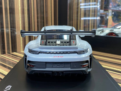 1/18 Spark Models Resin Model - Porsche 911 GT3 RS in Silver and Red, Limited Edition|Sold in Dturman.com Dubai UAE.