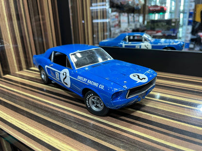 Acme Ford Mustang 1968 - 1/18 Diecast Model, All Opening - Blue|Sold in Dturman.com Dubai UAE.