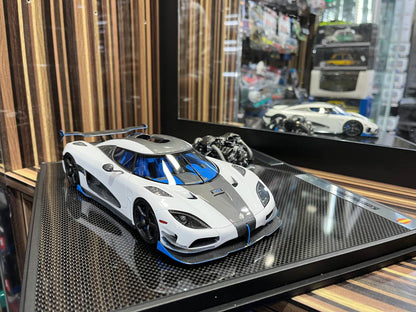 General Models Koenigsegg Agera - 1/18 Resin Model - White Carbon