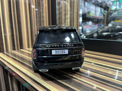 LCD Land Rover Range Rover - 1/18 Diecast Model, All Opening - Black