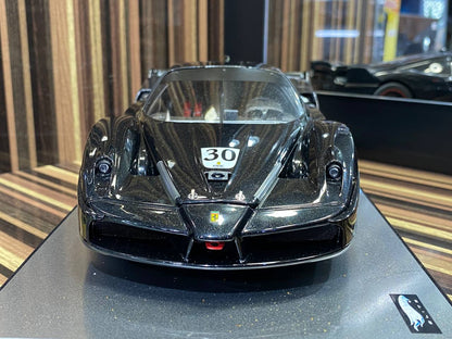 Hot Wheels Elite Ferrari FXX - 1/18 Diecast, Black (Limited Edition)