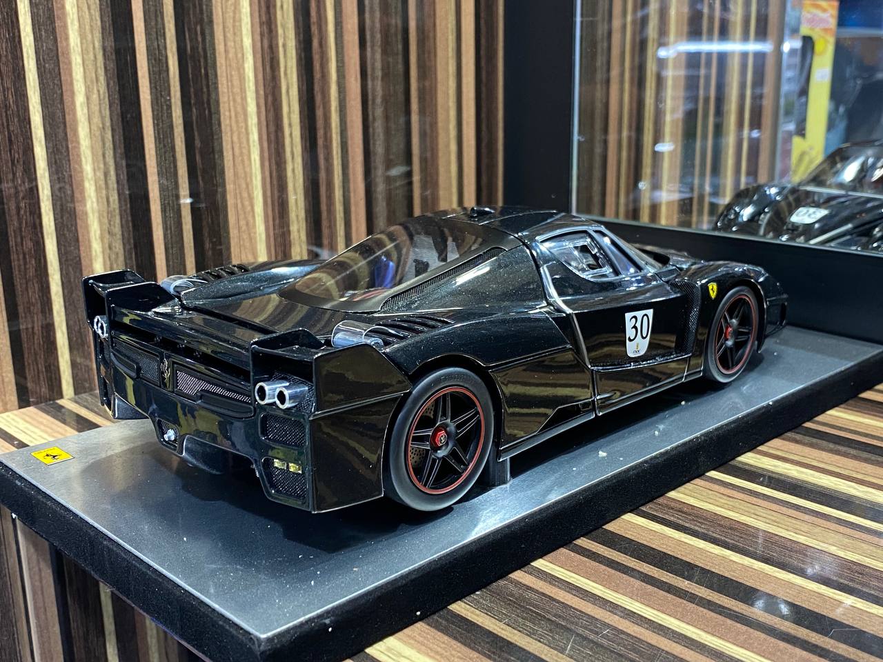 Hot Wheels Elite Ferrari FXX - 1/18 Diecast, Black (Limited Edition)