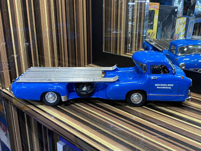 CMC Mercedes-Benz Renntransporter 1954-55[ 1/18 Diecast, Blue]