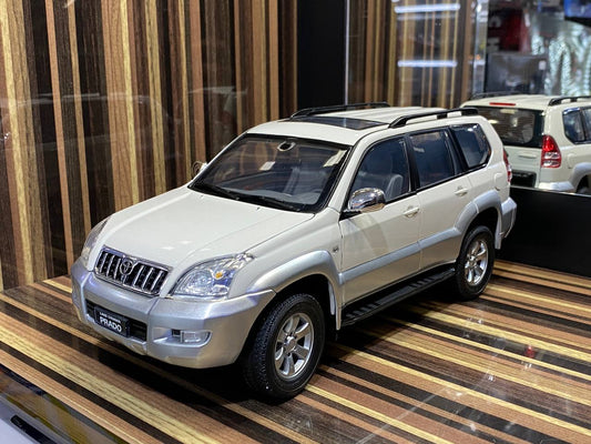 Faw Toys Land Cruiser PRADO GX [1/18 Diecast White]