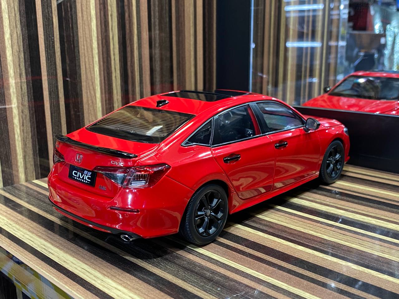 Honda CIVIC Sport Turbo Dongfeng [1/18 Diecast Red]