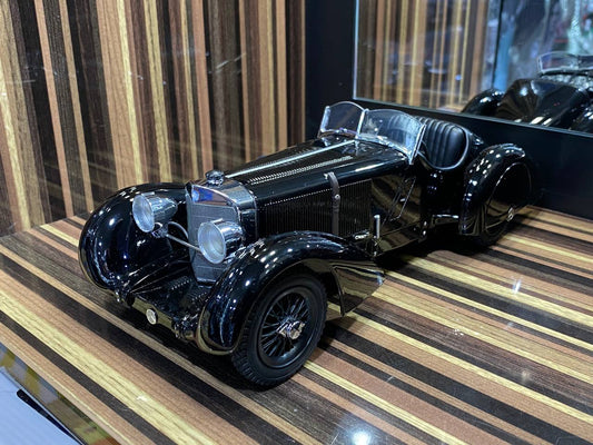 KK Scale Mercedes-Benz SSK Trossi 1932 - 1/18 Resin Black, Limited Edition