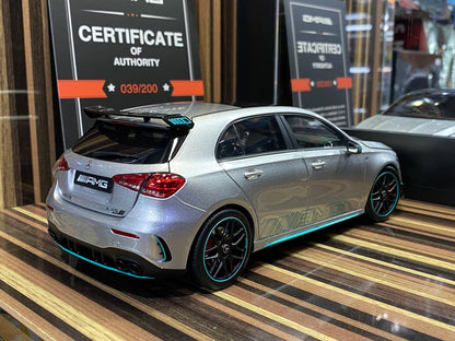 Mercedes Benz AMG A45 S by NZG [1/18 Diecast Silver]