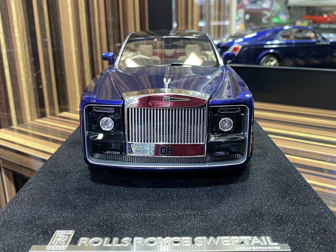 AutoBarnModels Rolls-Royce SWEPTAIL - 1/18 Resin Model, Black|Sold in Dturman.com Dubai UAE.