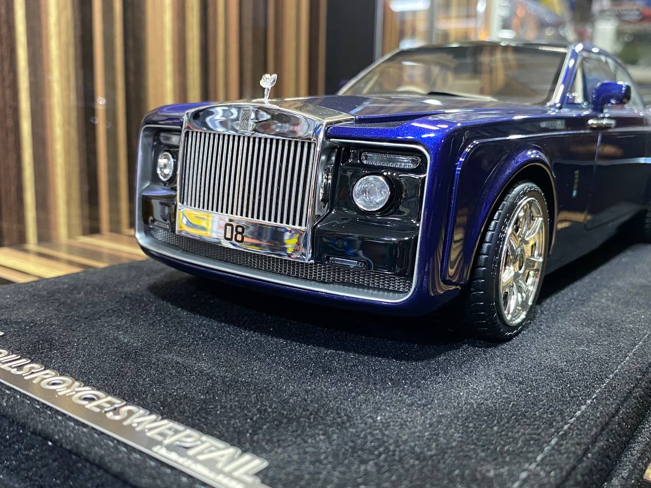 AutoBarnModels Rolls-Royce SWEPTAIL - 1/18 Resin Model, Black|Sold in Dturman.com Dubai UAE.