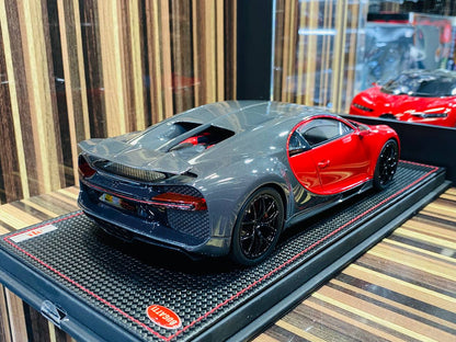 Exclusive MR Collection Bugatti Chiron Sport [Resin Red/Carbon | Limited Edition]