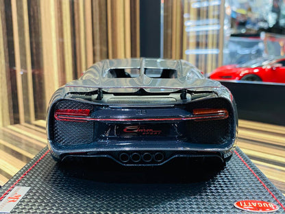 Exclusive MR Collection Bugatti Chiron Sport [Resin Red/Carbon | Limited Edition]