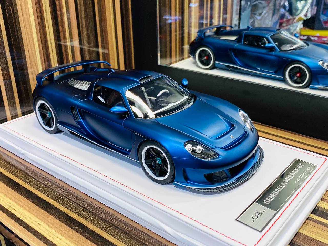 Exclusive IVY Models Gemballa MIRAGE GT Resin Model - Matte Blue | Limited Edition!