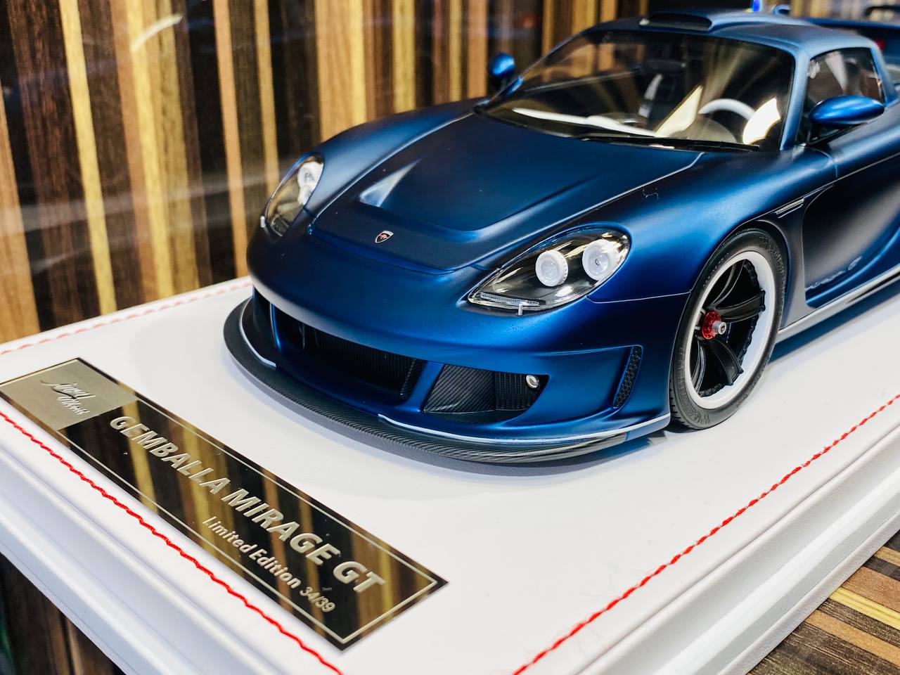 Exclusive IVY Models Gemballa MIRAGE GT Resin Model - Matte Blue | Limited Edition!