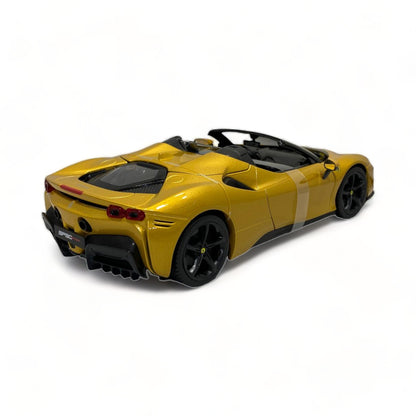 1/18 Diecast Ferrari SF90 Spyder Gold  Bburago Scale Model Car