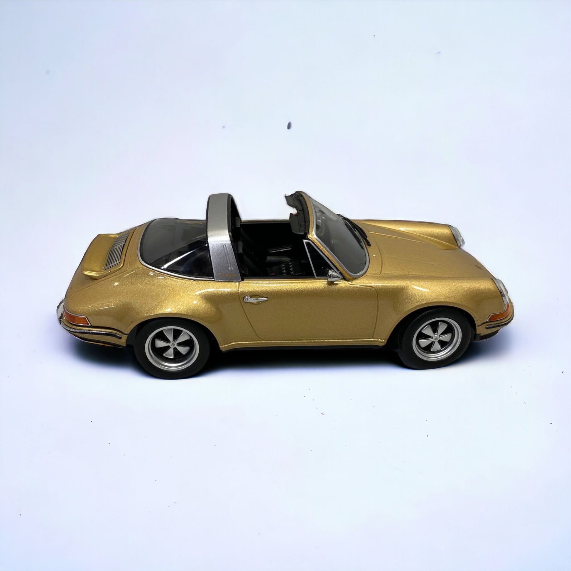 1/18 metal diecast KK Scale  Porche Singe 911 Targa  Gold Metallic|Sold in Dturman.com Dubai UAE.