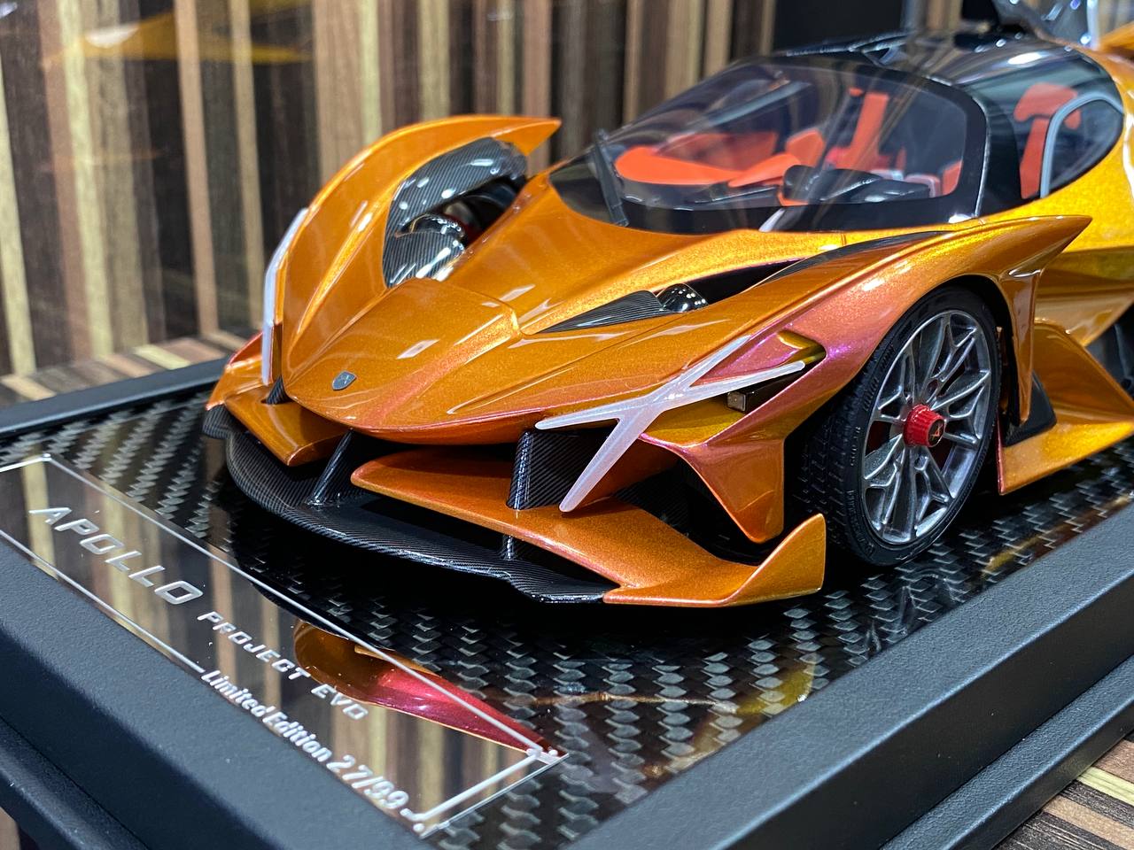 Apollo Project EVO 1/18 Variable Orange by VIP Models Dturman Dubai UAE|Sold in Dturman.com Dubai UAE.