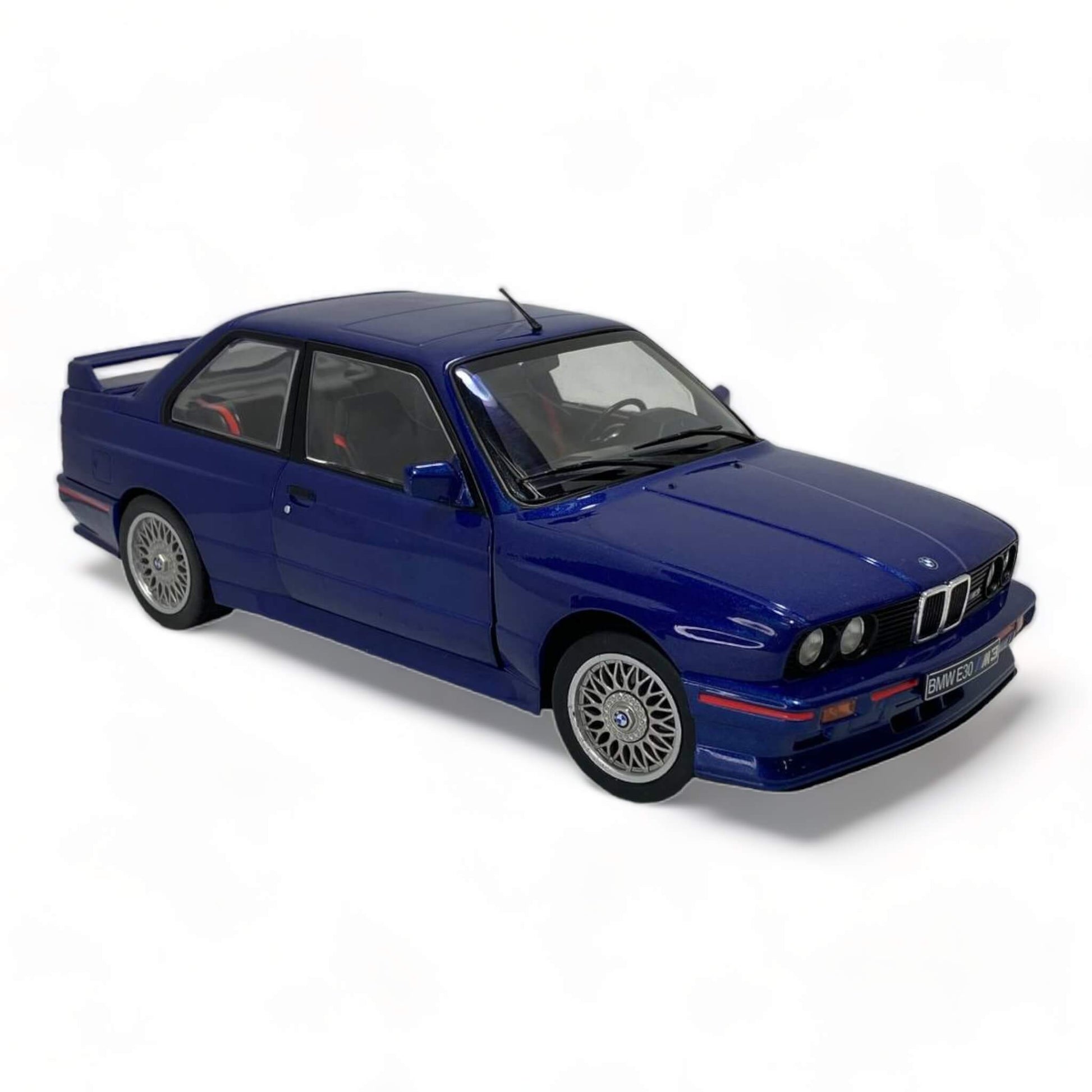 1/18 Diecast BMW M3 E30 Blue Blue Solido Scale Model Car Dturamn Dubai UAE|Sold in Dturman.com Dubai UAE.