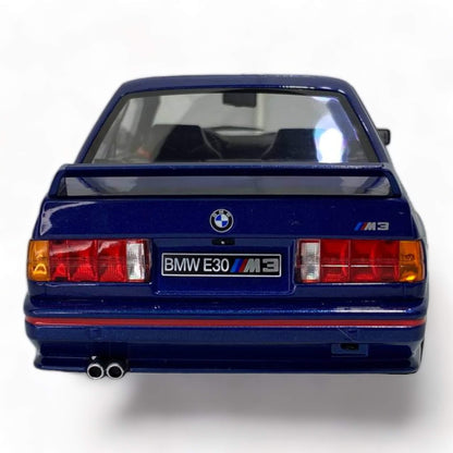 1/18 Diecast BMW M3 E30 Blue Blue Solido Scale Model Car Dturamn Dubai UAE|Sold in Dturman.com Dubai UAE.