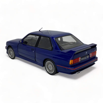 1/18 Diecast BMW M3 E30 Blue Blue Solido Scale Model Car Dturamn Dubai UAE|Sold in Dturman.com Dubai UAE.