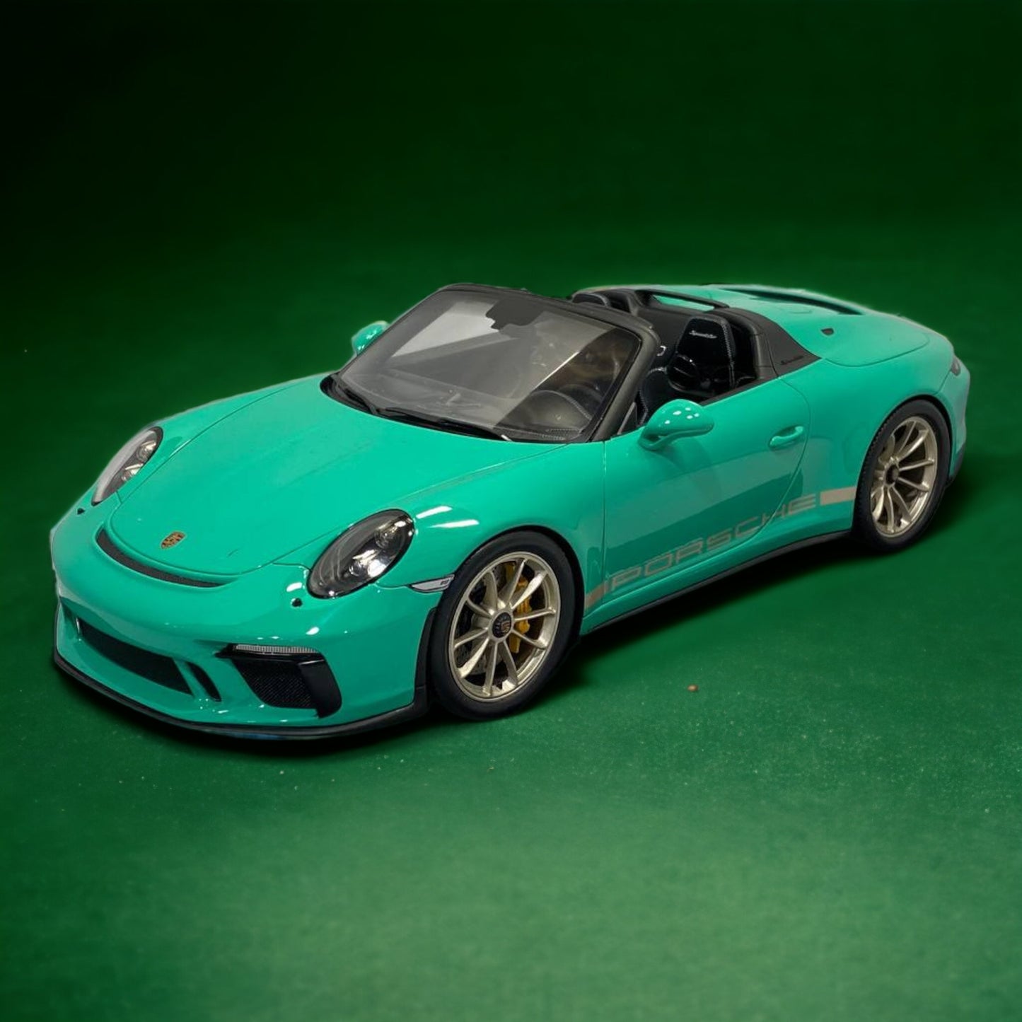 Porsche 911 Speedster Green by Spark Model|Sold in Dturman.com Dubai UAE.