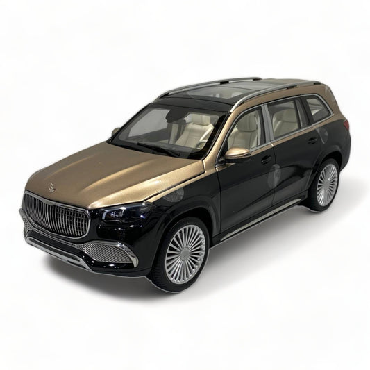 Mercedes Benz Maybach GLS 600 Black/Gold 1/18 by Paragon Models|Sold in Dturman.com Dubai UAE.