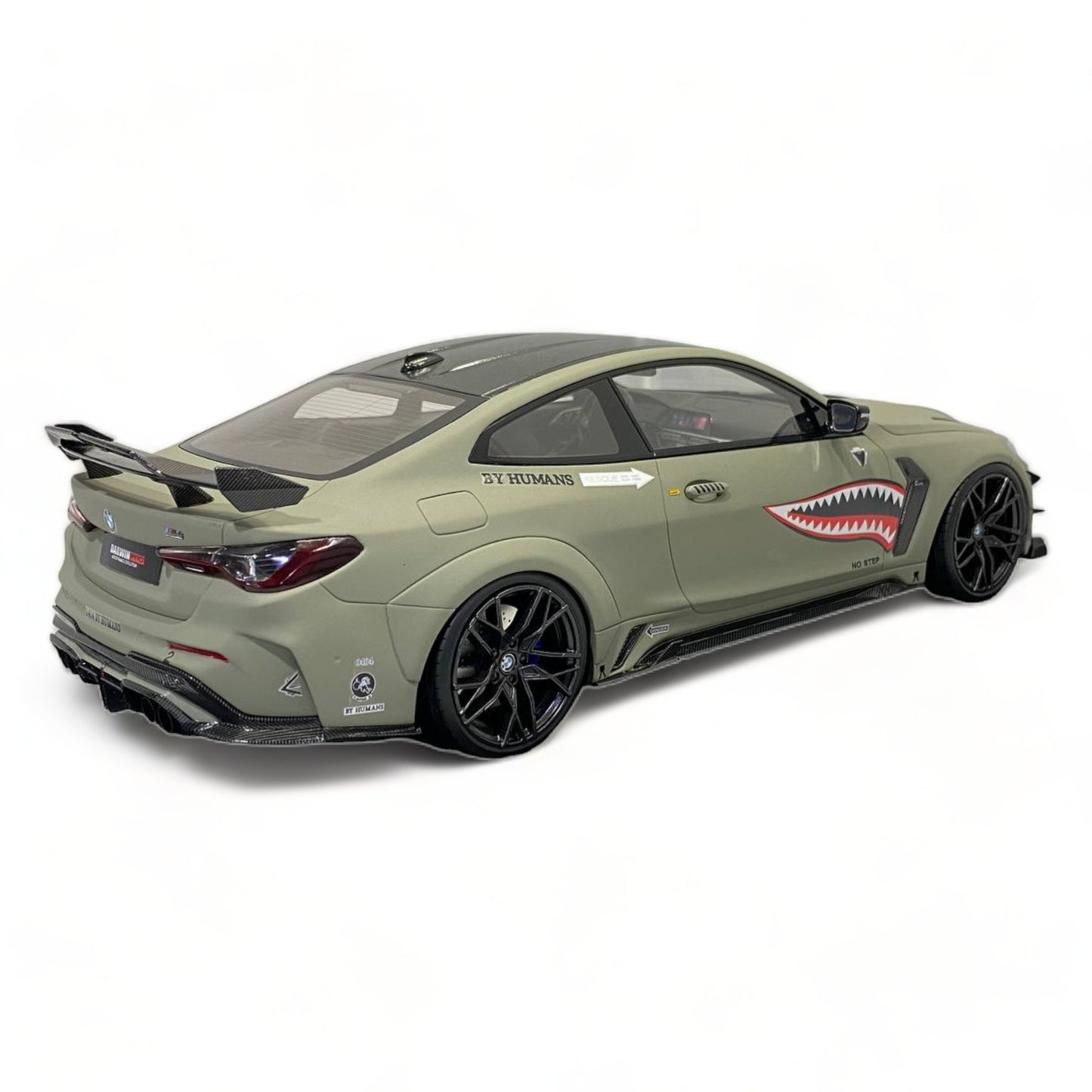 1/18 GLM BMW M4 Humans G82 Louisiana WBK Lizard Grey|Sold in Dturman.com Dubai UAE.