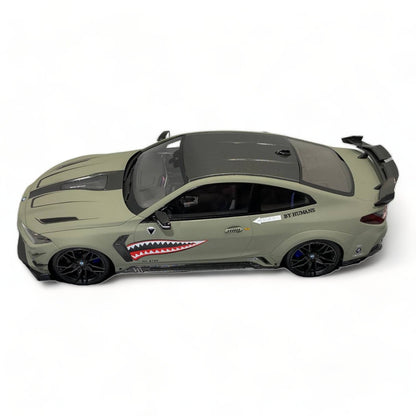 1/18 GLM BMW M4 Humans G82 Louisiana WBK Lizard Grey|Sold in Dturman.com Dubai UAE.