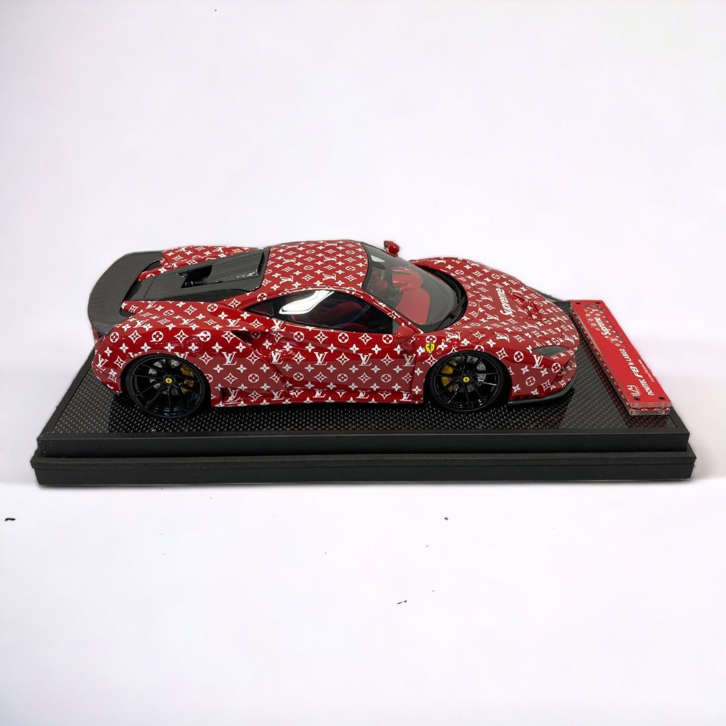 1/18 Resin Ivy Virtue Ferrari Novitec F8 N-Largo Red Scale Model Car|Sold in Dturman.com Dubai UAE.