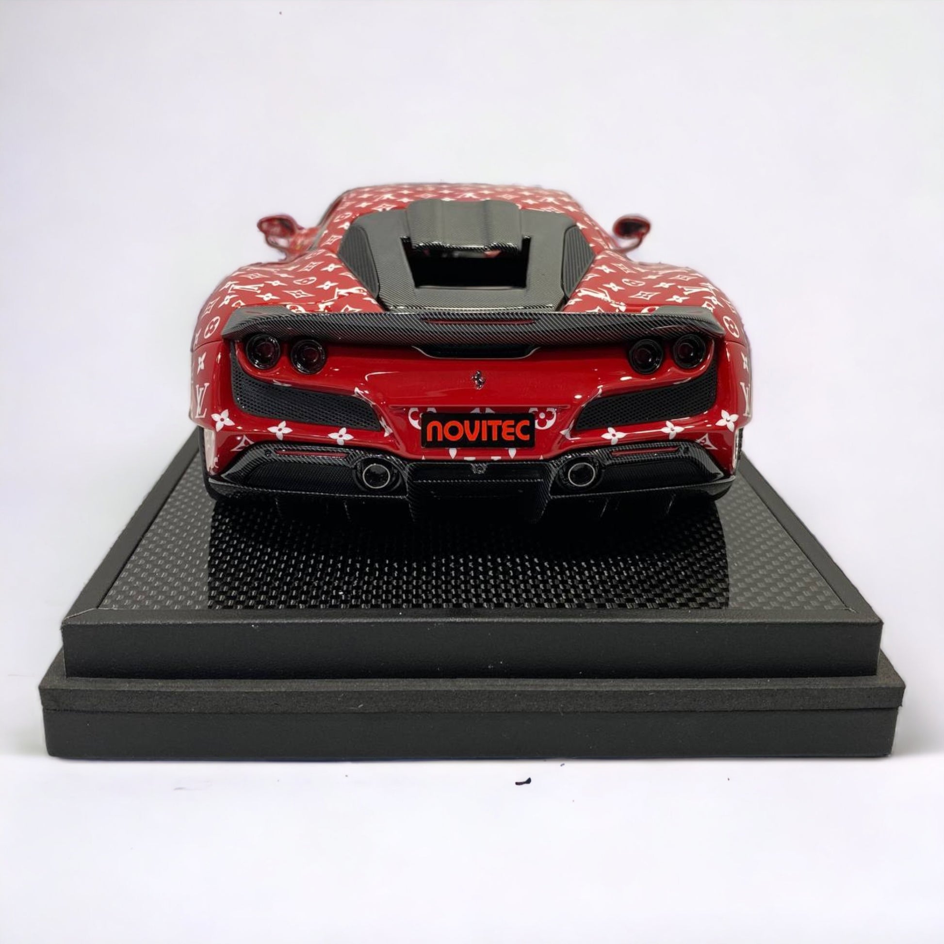 1/18 Resin Ivy Virtue Ferrari Novitec F8 N-Largo Red Scale Model Car|Sold in Dturman.com Dubai UAE.